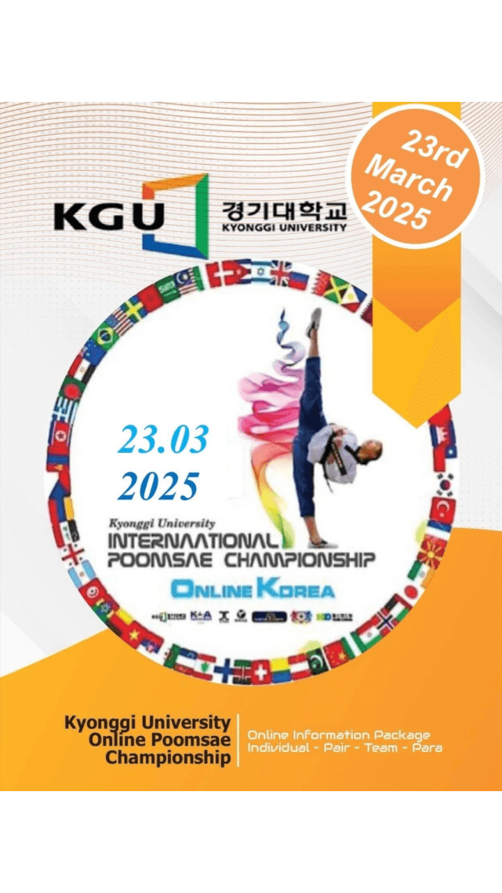4th Kyonggi University Online International Open Poomsae & Para Poomsae Championships