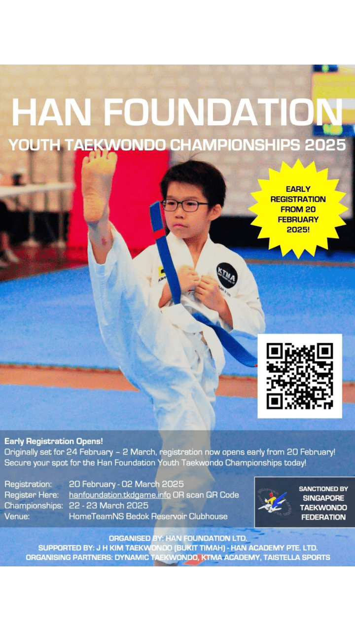 Han Foundation Youth Taekwondo Championships 2025! Early Registration Opens!