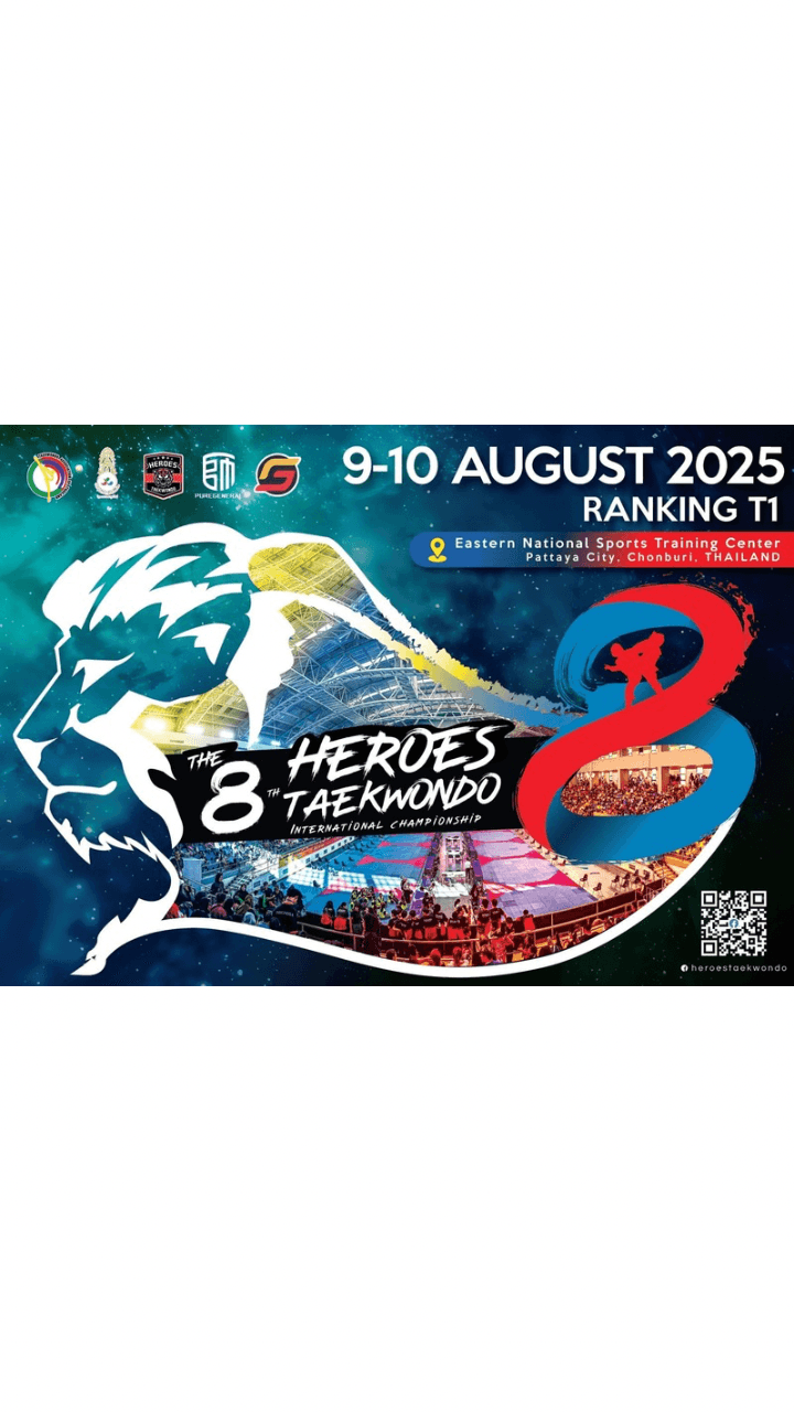 🔥 The 8th Heroes Taekwondo International Championship – A Premier Global Event! 🥋🌍