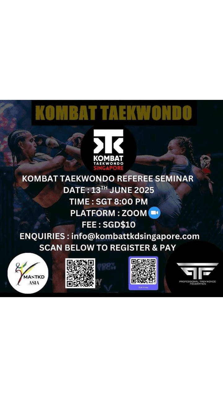 π₯ KOMBAT TAEKWONDO REFEREE SEMINAR