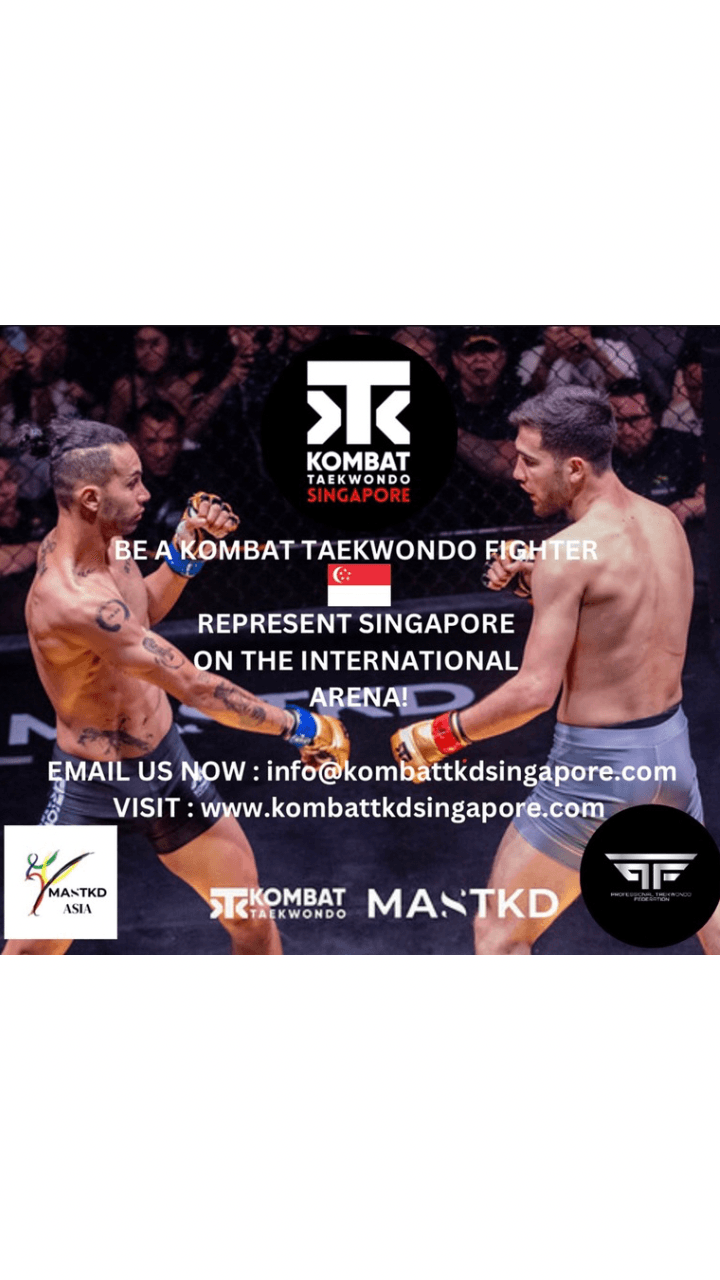 π£ OFFICIAL ANNOUNCEMENT β KOMBAT TAEKWONDO SINGAPORE RECRUITMENT