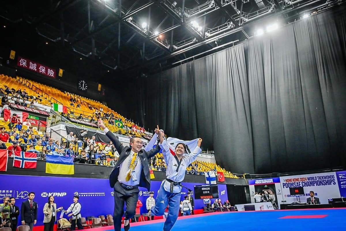 Individual Female Under 40 Category at the Hong Kong 2024 World Taekwondo Poomsae Championships! π₯π₯π₯