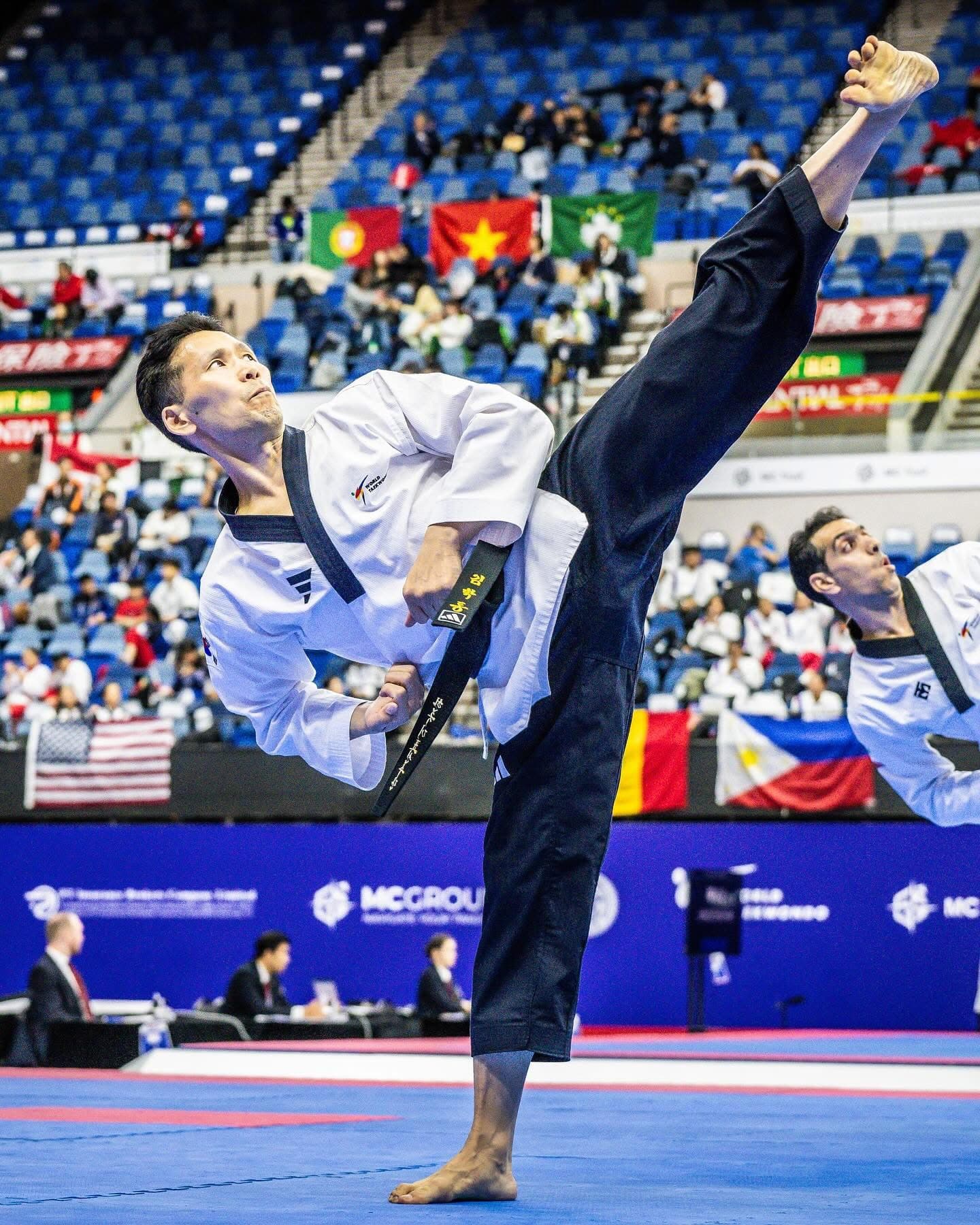 Individual Male Under 50 Category at the Hong Kong 2024 World Taekwondo Poomsae Championships! π₯π₯π₯